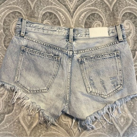 Pistola distressed denim shorts - Picture 3 of 3